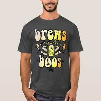 ブリュースとブース、おもしろい幽霊、不気味ハロウィンゲーツ Tシャツ