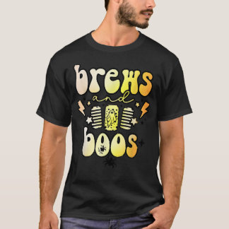 ブリュースとブース、おもしろい幽霊、不気味ハロウィンゲーツ Tシャツ