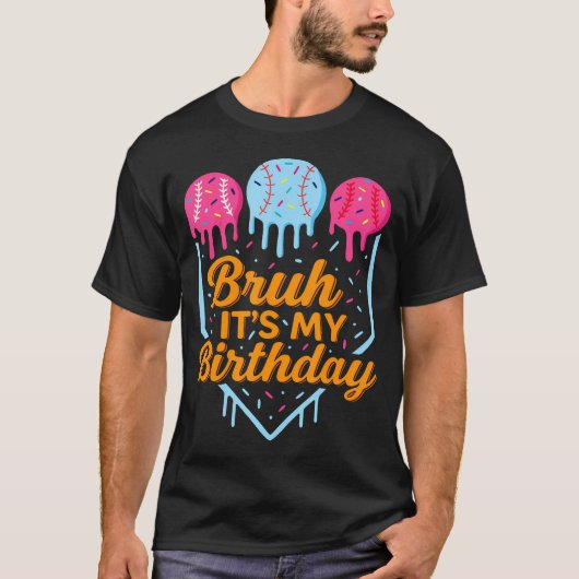 ブリュースタイル アイスクリーム 誕生日 Tシャツ (正面)