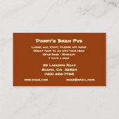 ブリューパブ 名刺 (裏面)