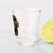 ブリューパーソナライズされたハウスラベルビール醸造バーパブ ショットグラス (右)