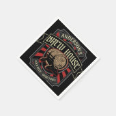 ブリューパーソナライズされたハウスラベルビール醸造バーパブ スタンダードカクテルナプキン (角)