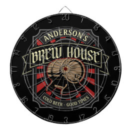 ブリューパーソナライズされたハウスラベルビール醸造バーパブ ダーツボード