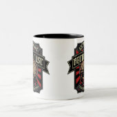 ブリューパーソナライズされたハウスラベルビール醸造バーパブ ツートーンマグカップ (中央)