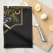 ブリューパーソナライズされたハウス最高のクラフトビアエールバー キッチンタオル (四つ折り)