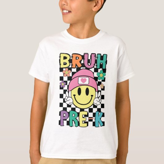 ブリュ プレK 小学校の初日Tシャツ Tシャツ (正面)