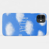 ブリラックスルースカイクラウドやる気を起こさせる引用文 Case-Mate iPhoneケース (裏面(横))