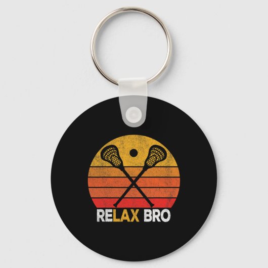 ブリラックスロおもしろいラクロス引用文ラクロスクロスズヴィン キーホルダー (正面)