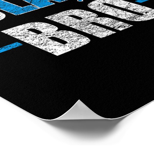 ブリラックスロおもしろいラクロス選手のジョーク引用文ラックススティ ポスター (角)