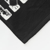 ブリラックスロおもしろいラクロス選手ラックスラバージョークティー フリースブランケット (角)