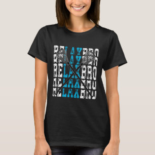 ブリラックスロおもしろいラクロス選手ラックスラバージョークティー Tシャツ