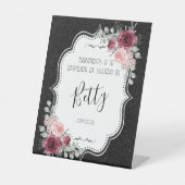 ブリランティーナネグラyロザスシグノデペデスタル 台座サイン (正面)