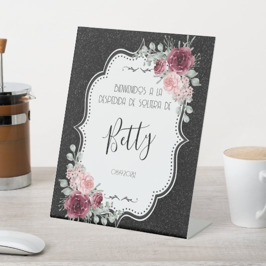 ブリランティーナネグラyロザスシグノデペデスタル 台座サイン (インサイチュ)