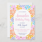 ブリリアムブロッサム応援誕生日 招待状 (正面)