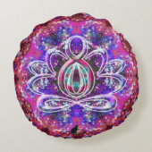ブリリアンスゼンロータスラウンドピロー ラウンドクッション (裏面)