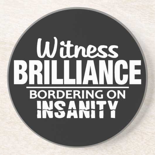 ブリリアンスvs精神異常カスタムのコースター コースター (正面)