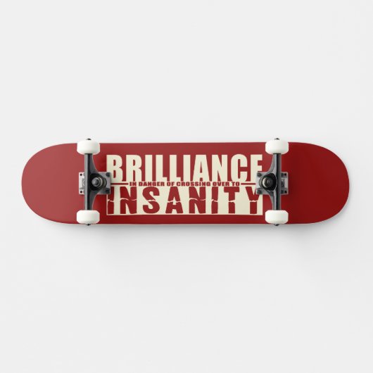 ブリリアンスVS精神異常カスタムSKATBOARD スケートボード (横)