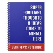 ブリリアントすごい思考のおもしろい引用文 ノートブック (正面)