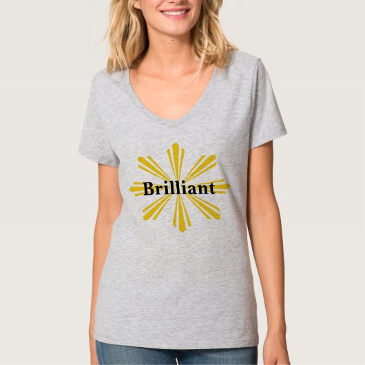 ブリリアントな日が差すこと Tシャツ (正面)