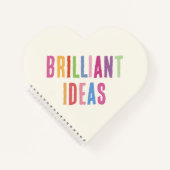 ブリリアントアイディアカラフル引用文 ノートブック (正面)