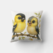 ブリリアントアメリカン・ゴールドフィンチ クッション (裏面)