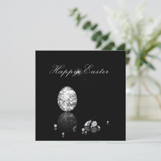 ブリリアントイースターエッグ – ブランチ招待状 招待状 (スタンド正面)