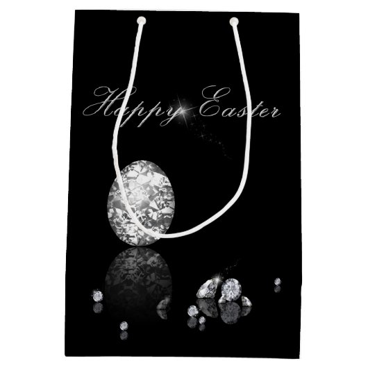 ブリリアントイースターエッグ – 中抱き枕 ミディアムペーパーバッグ (裏面)