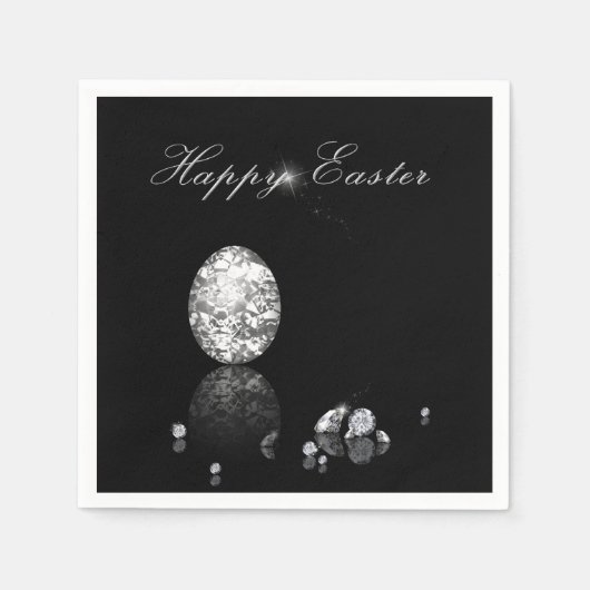 ブリリアントイースターエッグ – 紙ナプキン スタンダードカクテルナプキン (正面)