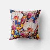 ブリリアントオーキッド装飾用クッション クッション (裏面)