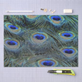 ブリリアントカラーピーコックフェザーズブルー金ゴールド 薄葉紙 (クラフト)