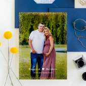 ブリリアントグローフォイルカスタムグリーティングホリデーカード 箔シーズンカード