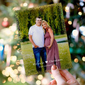 ブリリアントグローフォイルカスタムグリーティングホリデーカード 箔シーズンカード