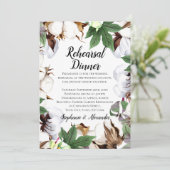 ブリリアントコットン開花水の色のリハーサルディナー 招待状 (スタンド正面)