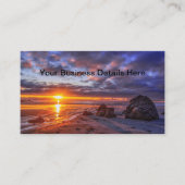 ブリリアントサンセットビーチ海 名刺 (正面)
