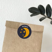 ブリリアントスターズアンドムーン宇宙シール ラウンドシール