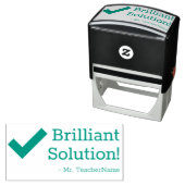 「ブリリアントソリューション！」 +カスタムインストラクター名 セルフインキングスタンプ (インサイチュ)
