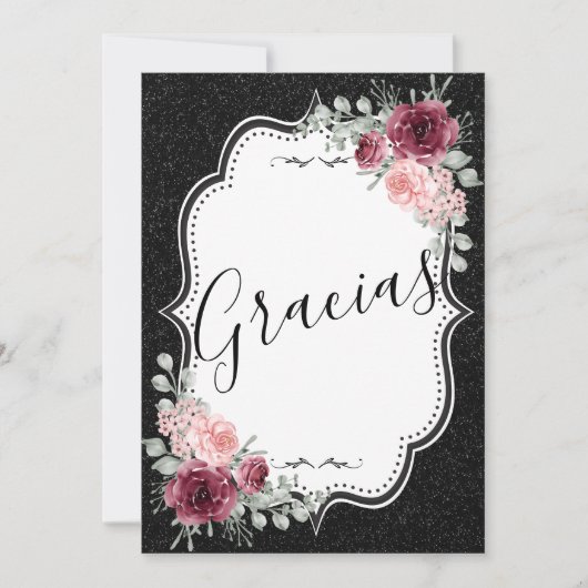 ブリリアントナネグロyロジャスタジェダグラデアグラディミアン 招待状 (正面)