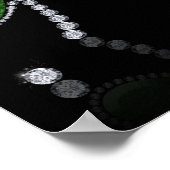 ブリリアントハッピーセントパトリックのデイダイヤモンド ポスター (角)