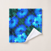 ブリリアントブルーデイジー バスタオルセット (ウォッシュタオル)