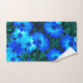 ブリリアントブルーデイジー バスタオルセット (ハンドタオル)