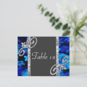 ブリリアントブルーバラとダイヤモンド結婚スワーズのCSTM ポストカード (スタンド正面)