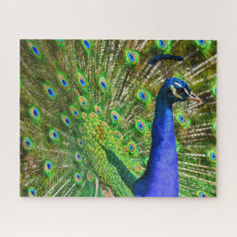 ブリリアントブルーピーコックジグソーパズル ジグソーパズル