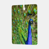 ブリリアントブルーピーコックメタルオーナメント メタルオーナメント (正面左)