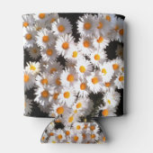 ブリリアントホワイトデイジーオンブラックフローラ 缶クーラー (裏面)