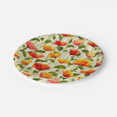 ブリリアントポピーズ ペーパープレート (アングル)