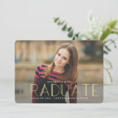 ブリリアントマインド卒業発表招待状 招待状 (スタンド正面)