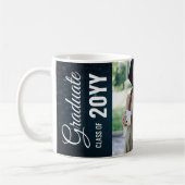 ブリリアントモダンクラシックフォト卒業式パーティー コーヒーマグカップ (左)