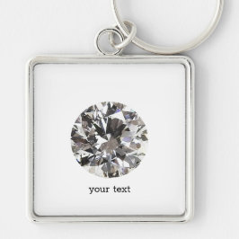 ブリリアントラウンドダイヤモンド キーホルダー