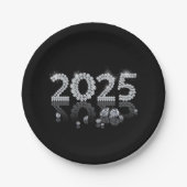 ブリリアントラグジュアリーダイアモンズ2025年新年 ペーパープレート (正面)
