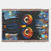 ブリリアントワイズフクロウ スローブランケット (正面)